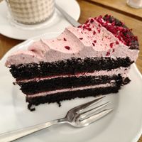 Chocolate Raspberry Cake😋 at Country Life Restaurant in Prague