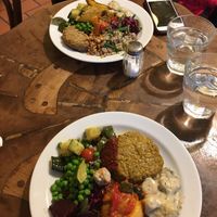 Our buffet selection  at Country Life Restaurant in Prague