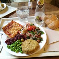 Buffet at Country Life Restaurant in Prague