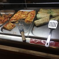 Pizza and burritos  at Country Life Restaurant in Prague