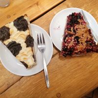 Vegan cake(already tried it) at Country Life Restaurant in Prague