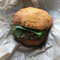 Broccoli Burger 10/10   at Seasons' Eatings in Napoleon