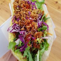 Veganer Döner vom Foodtruck at Loving Hut in Lueneburg