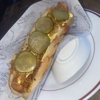 Hot Dog   at Loving Hut in Lueneburg