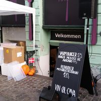 Outside at simpleRAW in Copenhagen