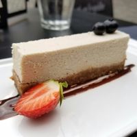 cheesecake at simpleRAW in Copenhagen