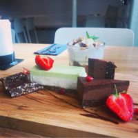 dessert tapas  at simpleRAW in Copenhagen