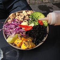 The Poke Bowl...delicious! at simpleRAW in Copenhagen