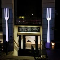 outside at simpleRAW in Copenhagen