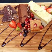 Tapas dessert vegan ! Delicious!! at simpleRAW in Copenhagen