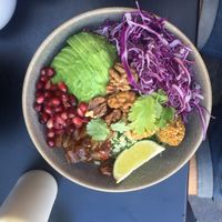 Middle eastern bowl at simpleRAW in Copenhagen