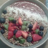 Acai bowl at simpleRAW in Copenhagen