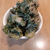 Kale chips at simpleRAW in Copenhagen