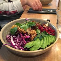 Falafel bowl (raw) at simpleRAW in Copenhagen