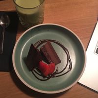 Raw Chocolate cake  at simpleRAW in Copenhagen