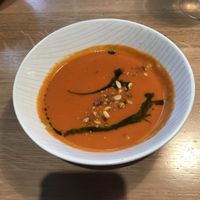 tomato soup at simpleRAW in Copenhagen