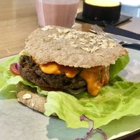 Burger  at simpleRAW in Copenhagen