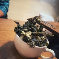 Kale chips at simpleRAW in Copenhagen