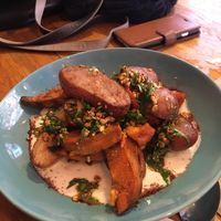 Sweet potato platter  at De Hummus House - Sint Antoniesbreestraat in Amsterdam