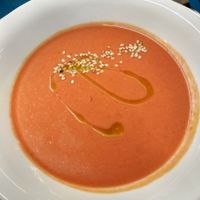 Gazpacho de sandía at Fang i Aram in Menorca