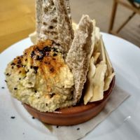 Hummus at Fang i Aram in Menorca