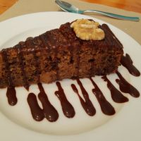 Pumpkin cake 🍰 at Fang i Aram in Menorca