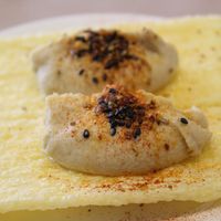 Hummus at Fang i Aram in Menorca