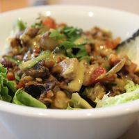 Ceviche de lentejas at Fang i Aram in Menorca