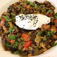 Arroz negro at Fang i Aram in Menorca