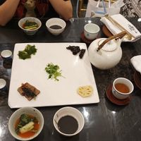 Appetizers at SanChon Korean Temple Cooking - 산촌 사찰음식전문점 in Seoul