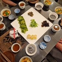 Vorspeisen at SanChon Korean Temple Cooking - 산촌 사찰음식전문점 in Seoul