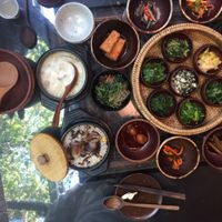 main course  at SanChon Korean Temple Cooking - 산촌 사찰음식전문점 in Seoul