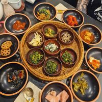 Sides at SanChon Korean Temple Cooking - 산촌 사찰음식전문점 in Seoul