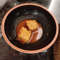 Tofu in a spicy sauce at SanChon Korean Temple Cooking - 산촌 사찰음식전문점 in Seoul