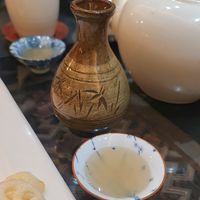 Fermented drink served as appetizer #Veganuary at SanChon Korean Temple Cooking - 산촌 사찰음식전문점 in Seoul