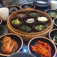 Third course - main course #Veganuary at SanChon Korean Temple Cooking - 산촌 사찰음식전문점 in Seoul