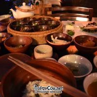 Set dinner menu at SanChon Korean Temple Cooking - 산촌 사찰음식전문점 in Seoul