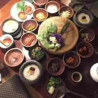 Feast!  at SanChon Korean Temple Cooking - 산촌 사찰음식전문점 in Seoul
