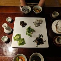 First course at SanChon Korean Temple Cooking - 산촌 사찰음식전문점 in Seoul