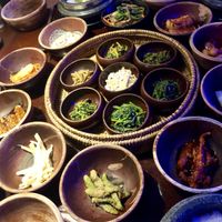 Traditional Korean fare at SanChon Korean Temple Cooking - 산촌 사찰음식전문점 in Seoul