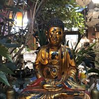 Our buddha at SanChon Korean Temple Cooking - 산촌 사찰음식전문점 in Seoul