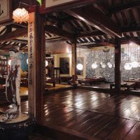 Sitting area at SanChon Korean Temple Cooking - 산촌 사찰음식전문점 in Seoul