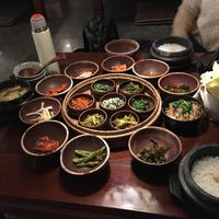 Mains  at SanChon Korean Temple Cooking - 산촌 사찰음식전문점 in Seoul