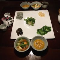 Starters  at SanChon Korean Temple Cooking - 산촌 사찰음식전문점 in Seoul