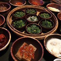 Dinner course at SanChon Korean Temple Cooking - 산촌 사찰음식전문점 in Seoul