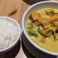 Tofu Green curry at eaThai in Rockville