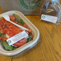 The zoom burger and PB cookies at You Cafe in Siesta Key
