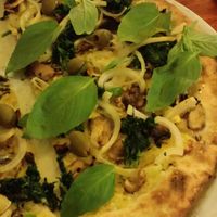 Pizza blanca - self assembled at Pizzeria Manna in Prague