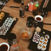 Different sushi at MAKIMAKI Sushi Green in Muenster