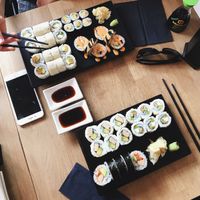 Vegan sushi at MAKIMAKI Sushi Green in Muenster